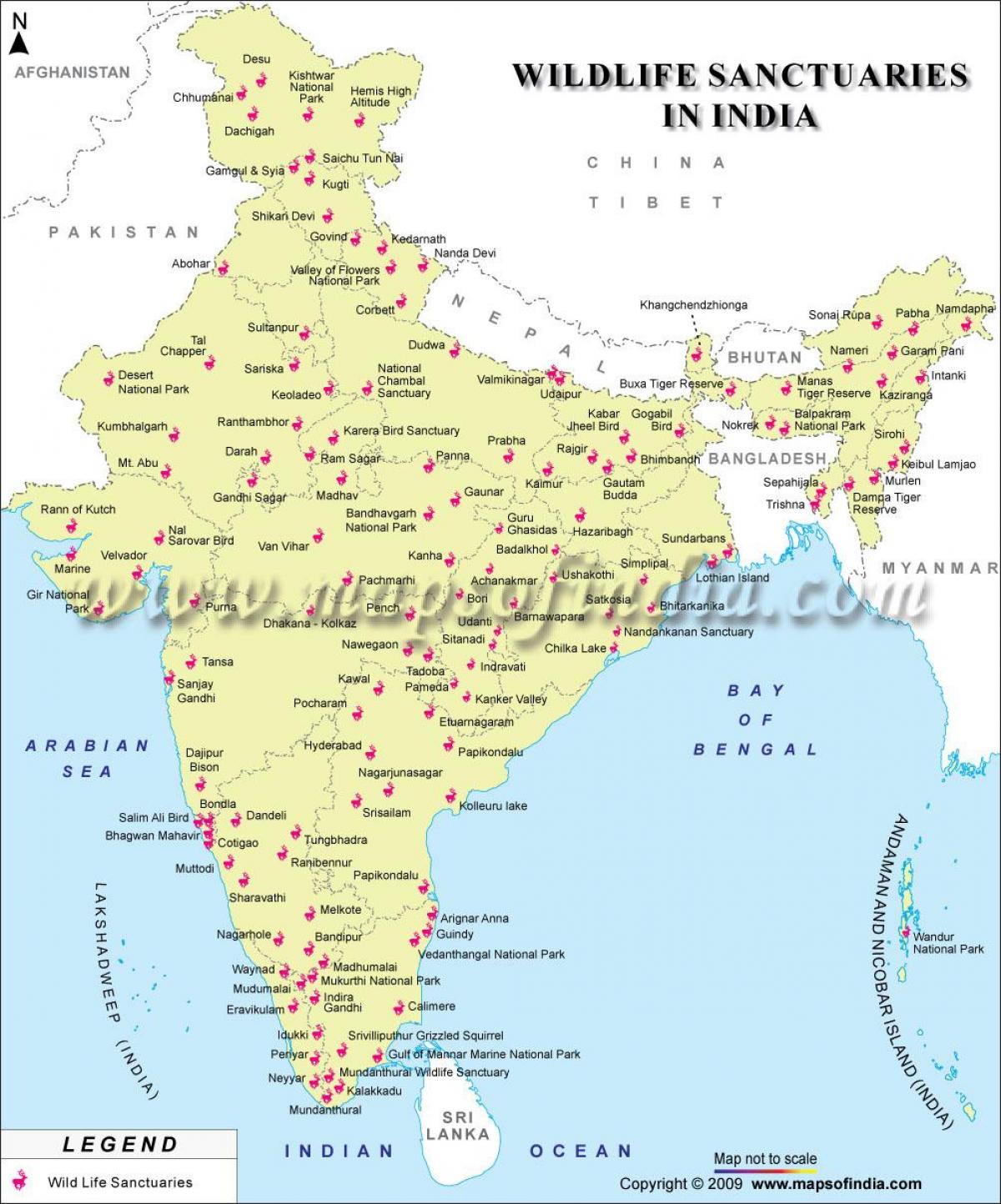 peta India suaka margasatwa