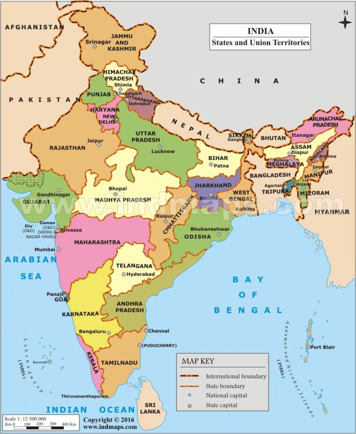 negara peta India