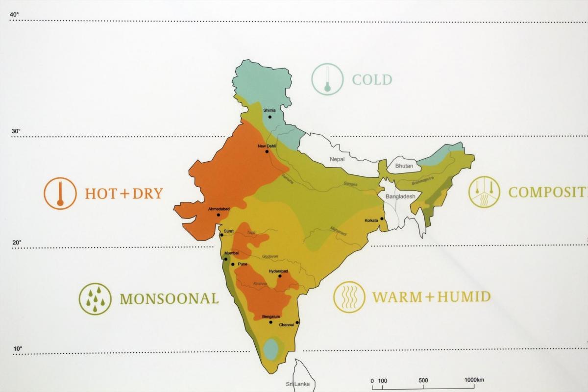 peta cuaca India